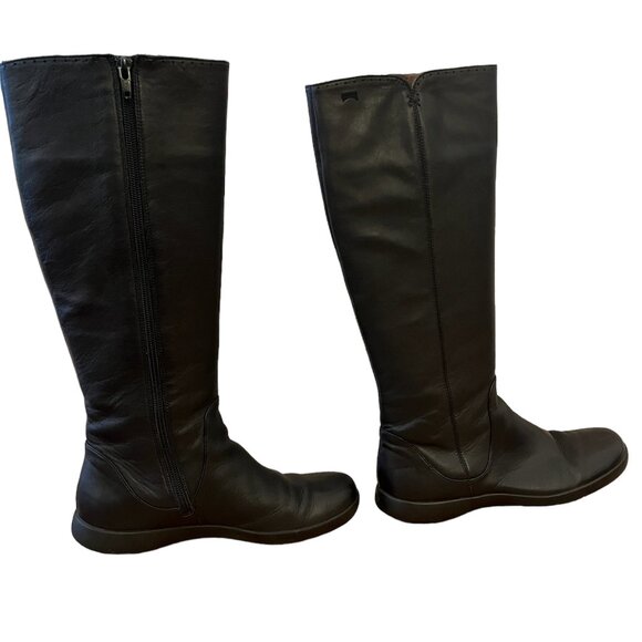 EUC CAMPER Spiral Comet Tall Black Boots US 7M/EU 37 - Picture 2 of 14